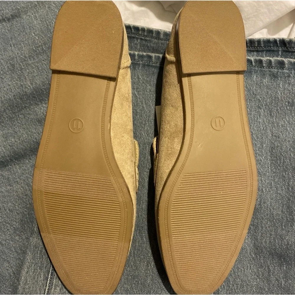 a new day Beige Suede Loafers NEW Comfortable Memory Foam